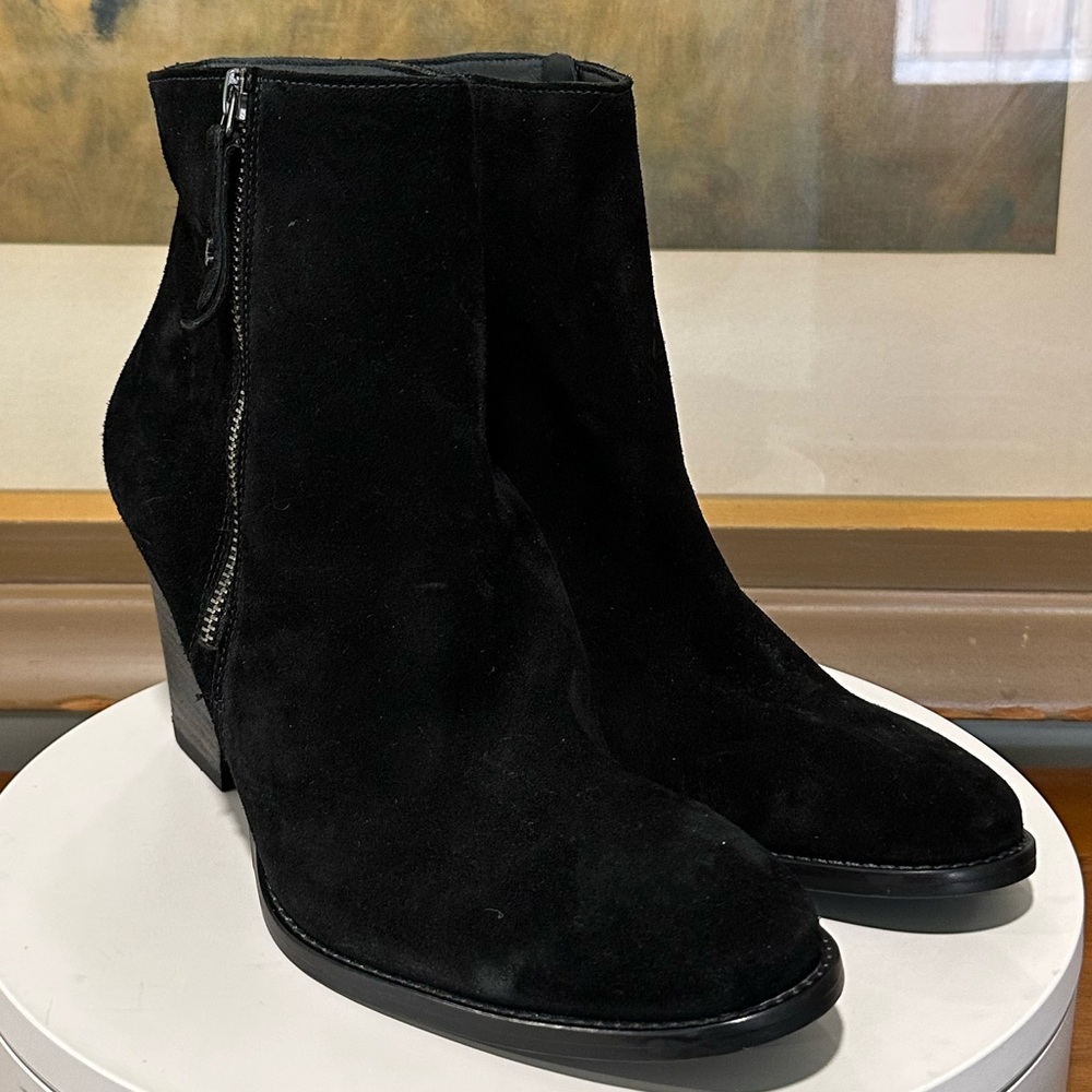 🌹PAUL GREEN🌹Reya Black Suede Bootie Size: 7.5UK - Picture 6 of 14